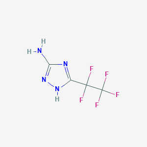 B1624096 5-Pentafluoroethyl-4h-[1,2,4]triazol-3-ylamine CAS No. 25979-01-5