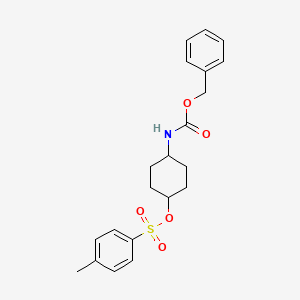 B1624098 trans-4-Cbz-aminocyclohexyl p-toluenesulphonate CAS No. 29493-38-7