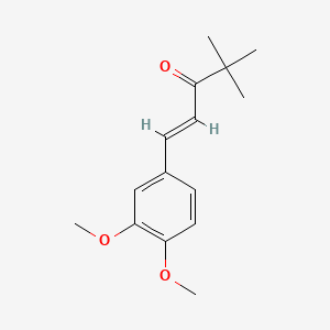 B1624147 3,4-Dimethoxy benzylidene pinacolone CAS No. 58344-29-9