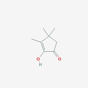 molecular formula C8H12O2 B1624151 2-Hydroxy-3,4,4-trimethylcyclopent-2-enone CAS No. 86702-81-0
