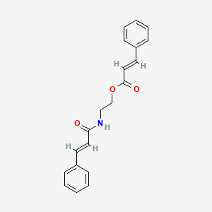 B1624155 Cinnamic acid, 2-cinnamamidoethyl ester CAS No. 43196-28-7