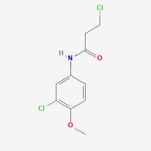 3-chloro-N-(3-chloro-4-methoxyphenyl)propanamide