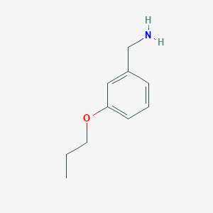 molecular formula C10H15NO B1624179 (3-Propoxyphenyl)methanamine CAS No. 37806-33-0