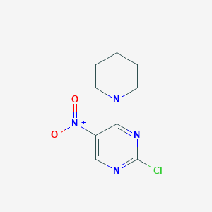 2-Chloro-5-nitro-4-(piperidin-1-yl)pyrimidine