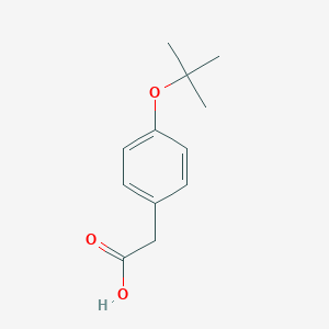 molecular formula C12H16O3 B162420 (4-Tert-butoxyphenyl)acetic acid CAS No. 135066-21-6