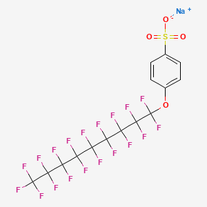 molecular formula C15H5F19O4S B1624200 4-(Perfluorononyl)oxybenzenesulfonate sodium CAS No. 59536-17-3