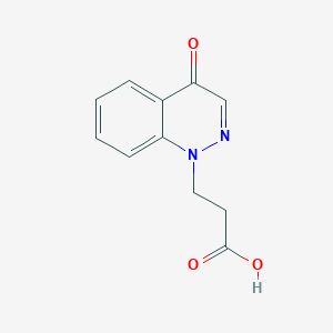 3-(4-oxocinnolin-1(4H)-yl)propanoic acid