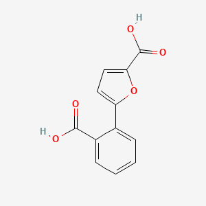 molecular formula C12H8O5 B1624222 5-(2-carboxyphenyl)furan-2-carboxylic Acid CAS No. 88460-78-0