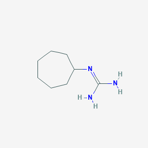 molecular formula C8H17N3 B1624223 2-Cycloheptylguanidine CAS No. 847572-30-9