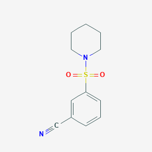 molecular formula C12H14N2O2S B1624226 3-(Piperidin-1-ylsulfonyl)benzonitrile CAS No. 1016789-41-5