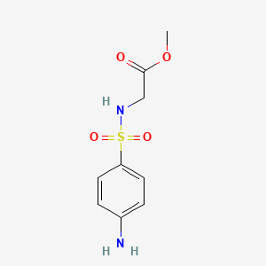 molecular formula C9H12N2O4S B1624230 Methyl {[(4-aminophenyl)sulfonyl]amino}acetate CAS No. 99362-95-5