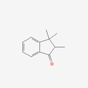 molecular formula C12H14O B1624237 1H-Inden-1-one, 2,3-dihydro-2,3,3-trimethyl- CAS No. 54440-17-4