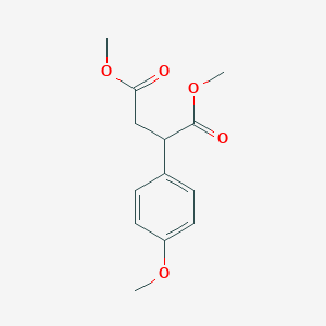 molecular formula C13H16O5 B1624247 Dimethyl 2-(4-methoxyphenyl)succinate CAS No. 22248-26-6