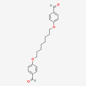 molecular formula C22H26O4 B1624248 4-[8-(4-Formylphenoxy)octoxy]benzaldehyde CAS No. 77355-03-4