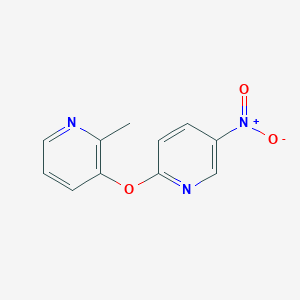 molecular formula C11H9N3O3 B1624250 2-Methyl-3-((5-nitropyridin-2-yl)oxy)pyridine CAS No. 200940-26-7