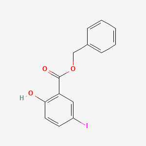 molecular formula C14H11IO3 B1624254 Benzyl 2-hydroxy-5-iodobenzoate CAS No. 56529-83-0