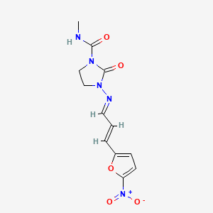 molecular formula C12H13N5O5 B1624260 Nifurizone CAS No. 26350-39-0