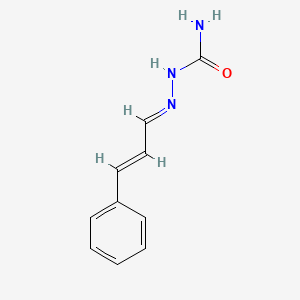 molecular formula C10H11N3O B1624275 Cinnamaldehyde, semicarbazone CAS No. 3839-82-5