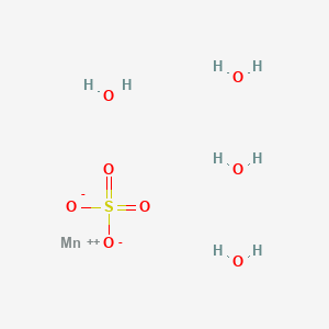 molecular formula H8MnO8S B162429 Manganese sulfate tetrahydrate CAS No. 10101-68-5