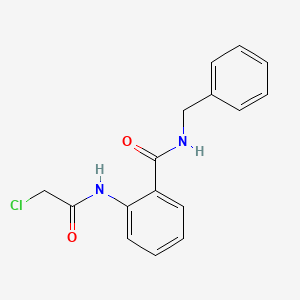 molecular formula C16H15ClN2O2 B1624291 N-benzyl-2-[(chloroacetyl)amino]benzamide CAS No. 53824-92-3