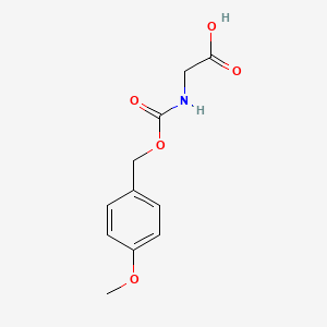 molecular formula C11H13NO5 B1624305 N-{[(4-Methoxyphenyl)methoxy]carbonyl}glycine CAS No. 4596-54-7