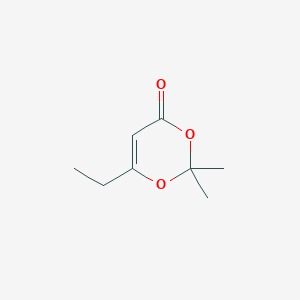 molecular formula C8H12O3 B1624307 6-乙基-2,2-二甲基-[1,3]二氧杂环-4-酮 CAS No. 72324-46-0