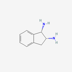 molecular formula C9H12N2 B1624322 (1S,2R)-2,3-Dihydro-1H-indene-1,2-diamine CAS No. 218151-56-5