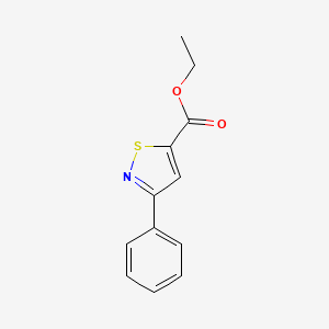 B1624326 Ethyl 3-phenylisothiazole-5-carboxylate CAS No. 27545-57-9