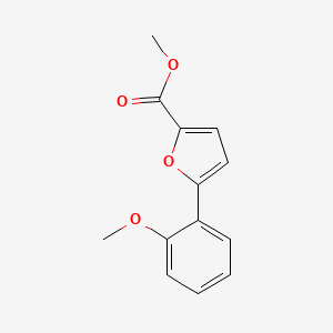 molecular formula C13H12O4 B1624336 5-(2-Methoxyphenyl)furan-2-carboxylic acid methyl ester CAS No. 54023-15-3