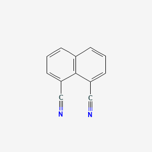 molecular formula C12H6N2 B1624350 1,8-Dicyanonaphthalene CAS No. 5690-48-2
