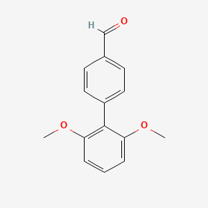 B1624354 4-(2,6-Dimethoxyphenyl)benzaldehyde CAS No. 791839-59-3