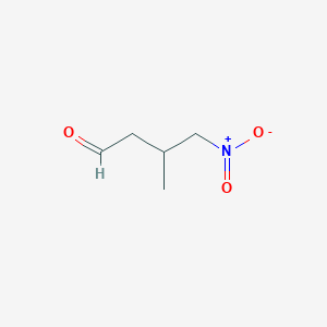 B1624363 3-Methyl-4-nitro-butyraldehyde CAS No. 50697-48-8