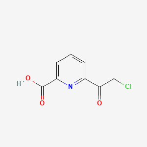 B1624364 2-(2-Chloroacetyl)-6-pyridine carboxylic acid CAS No. 298692-34-9
