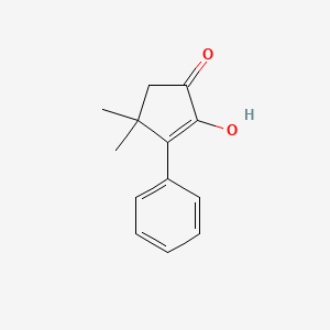 B1624367 2-Hydroxy-4,4-dimethyl-3-phenylcyclopent-2-enone CAS No. 871482-82-5