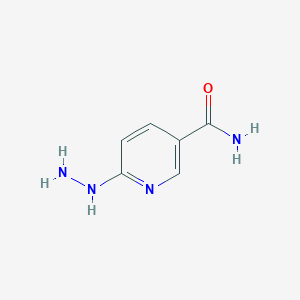 molecular formula C6H8N4O B1624368 6-肼基烟酰胺 CAS No. 69879-23-8