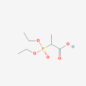 molecular formula C7H15O5P B1624383 2-二乙氧基膦酰基丙酸 CAS No. 30094-28-1