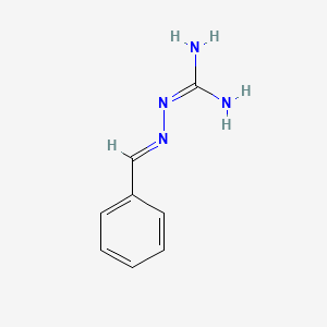molecular formula C8H10N4 B1624472 2-Benzylidenehydrazinecarboximidamide CAS No. 3357-37-7