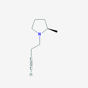 B1624477 (R)-1-(But-3-yn-1-yl)-2-methylpyrrolidine CAS No. 460747-73-3