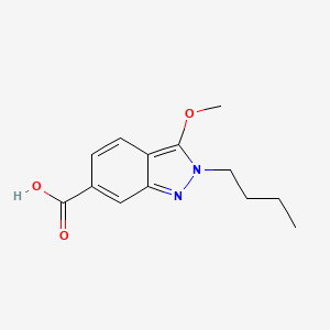B1624484 2-Butyl-3-methoxy-2H-indazole-6-carboxylic acid CAS No. 884502-23-2