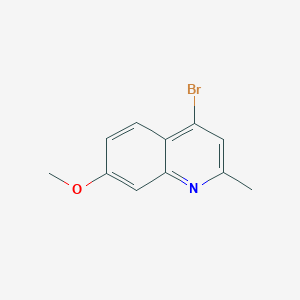 molecular formula C11H10BrNO B1624489 4-Bromo-7-methoxy-2-methylquinoline CAS No. 651042-71-6