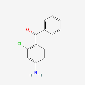 molecular formula C13H10ClNO B1624499 4-Amino-2-chlorobenzophenone CAS No. 61747-12-4