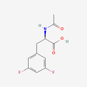 molecular formula C11H11F2NO3 B1624503 N-Acetyl-3,5-difluoro-D-phenylalanine CAS No. 266360-58-1