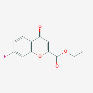 molecular formula C12H9FO4 B1624510 Ethyl 7-fluoro-4-oxo-4H-chromene-2-carboxylate CAS No. 865449-53-2