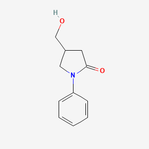 4-(Hydroxymethyl)-1-phenylpyrrolidin-2-one