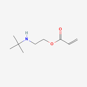 molecular formula C9H17NO2 B1624518 N-t-Butylaminoethyl acrylate CAS No. 14206-21-4