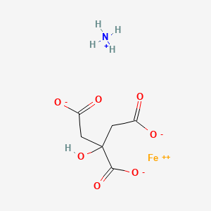 molecular formula C6H9FeNO7 B1624521 Citric acid, ammonium iron salt CAS No. 7050-19-3
