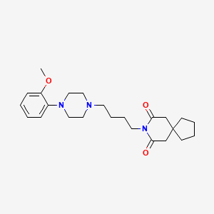 B1624524 8-[4-[4-(2-Methoxyphenyl)piperazin-1-yl]butyl]-8-azaspiro[4.5]decane-7,9-dione CAS No. 21103-03-7