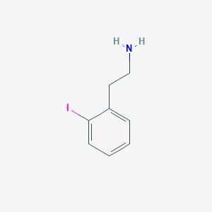 molecular formula C8H10IN B1624528 2-(2-Iodophenyl)ethanamine CAS No. 66384-49-4