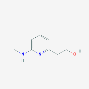 molecular formula C8H12N2O B1624529 2-[6-(甲基氨基)-2-吡啶基]乙醇 CAS No. 205676-87-5