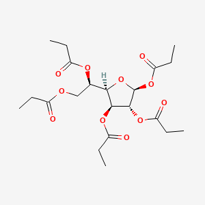 molecular formula C21H32O11 B1624531 1,2,3,5,6-Penta-O-propanoyl-beta-D-glucofuranose CAS No. 294638-87-2
